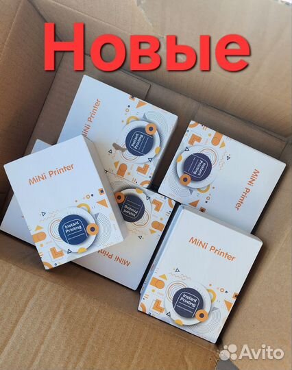 Компактный,портативный термопринтер,мини принтер