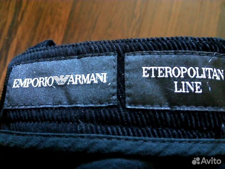 Брюки вельветовые Armani оригинал