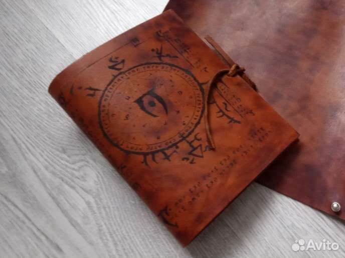 Блокнот, ежедневник А6 натуральная кожа