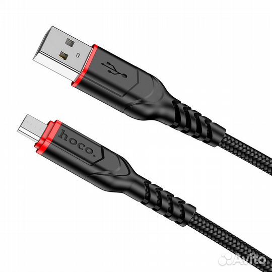 Кабель USB x Micro USB -2.0 м. Hoco X59 (2.4A)