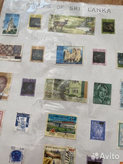 Почтовые марки Шри Ланка