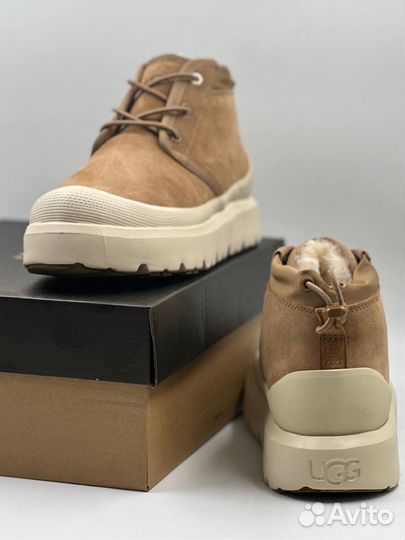 Кроссовки UGG neumel hybrid chestnut с мехом