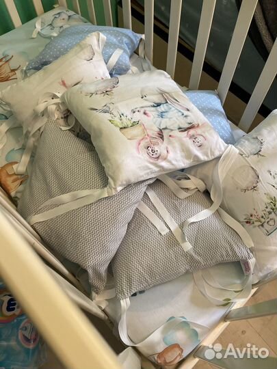 Бортики в детскую кроватку