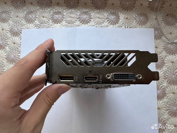 Видеокарта gigabyte 1050ti 4gb