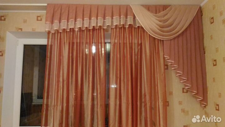 Тюль-шторы из органзы 2 шт