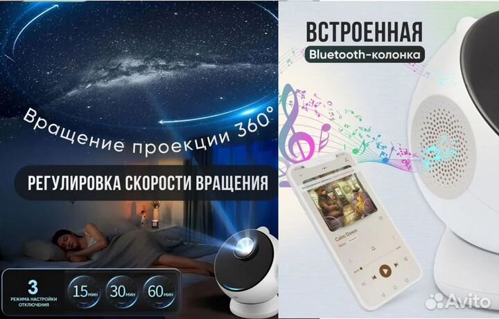 Проектор звездного неба Shakachu. Новый