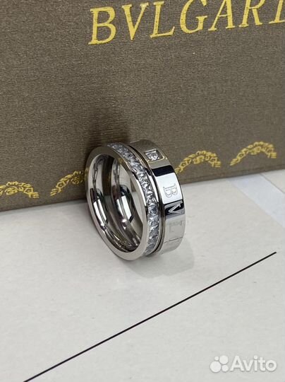 Кольцо Bvlgari lux новинка