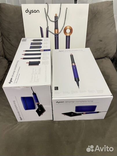 Стайлер dyson airwrap complete long Blue/Rosé