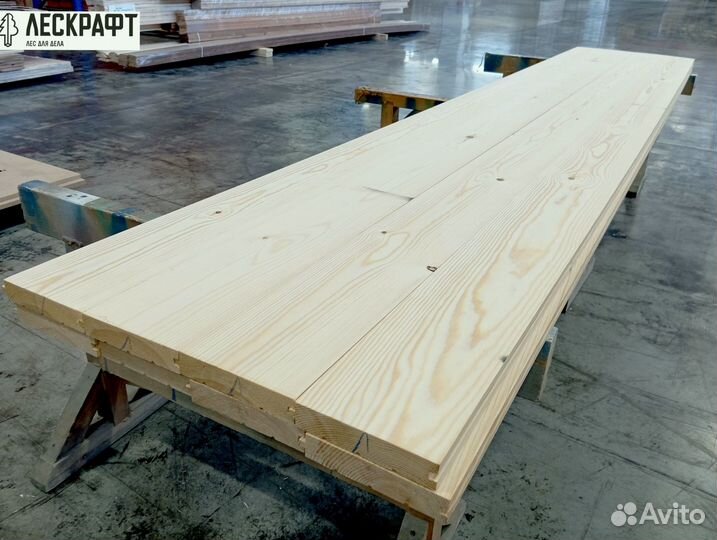 Доска пола 27*141*4000 сорт A ангарская сосна