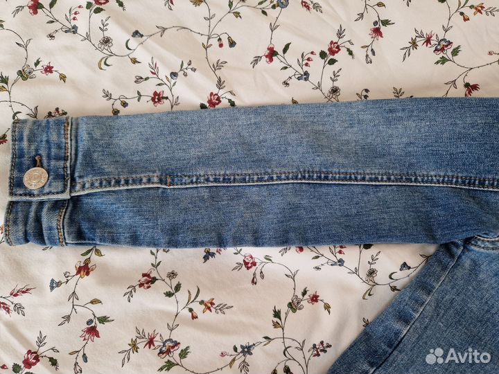 Джинсовая куртка для девочки 128