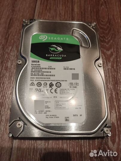 Жесткий диск hdd seagate 500GB 3.5