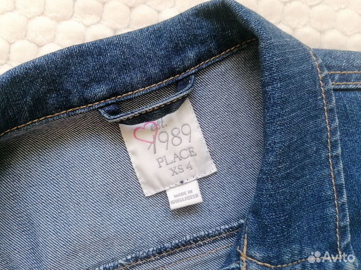 Джинсовая куртка для девочки 4Т Сhildren Place