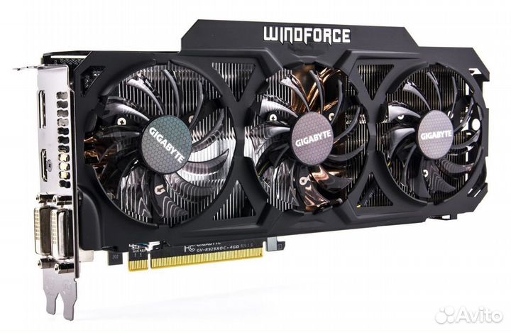 Видеокарта 512b 4 гига gigabyte AMD Radeon R9 290