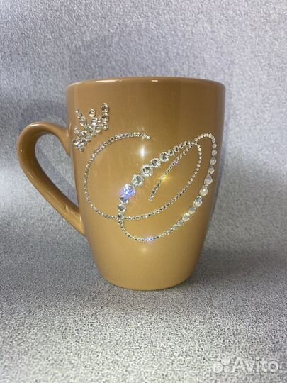 Кружка со стразами