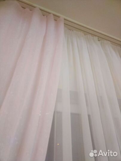 Комплект дневных штор, скатерти, ткань