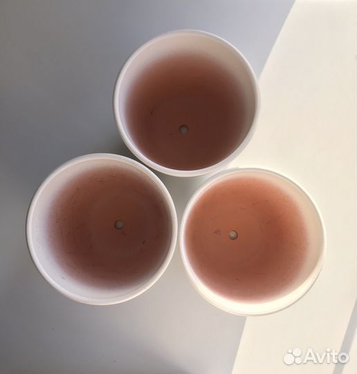 Горшок керамический для растений серый Икеа IKEA