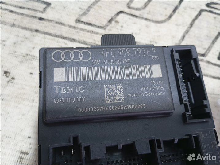 Блок управления двери передний правый Audi A6 C6