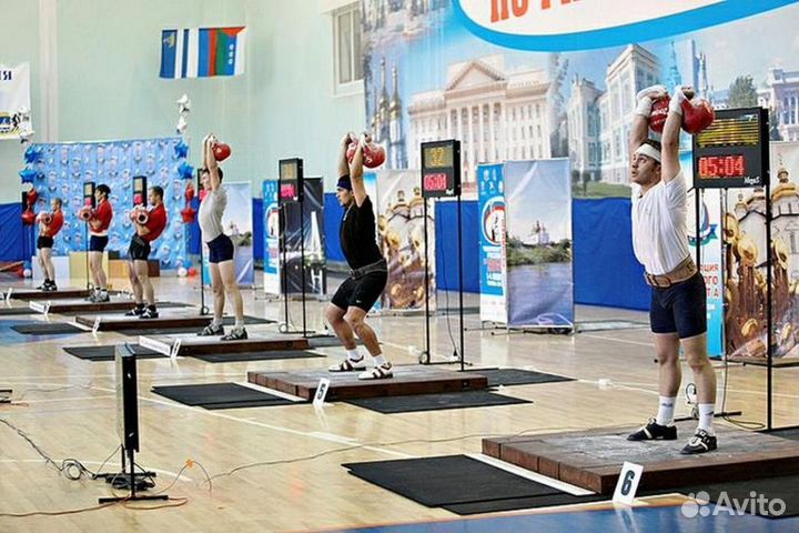 Помост для гиревого спорта Atlet (тренировочный) 1