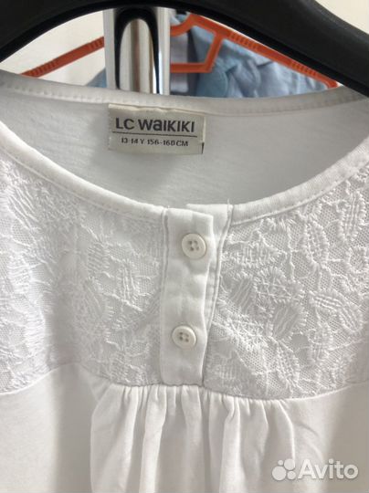 Блузка белая для девочек