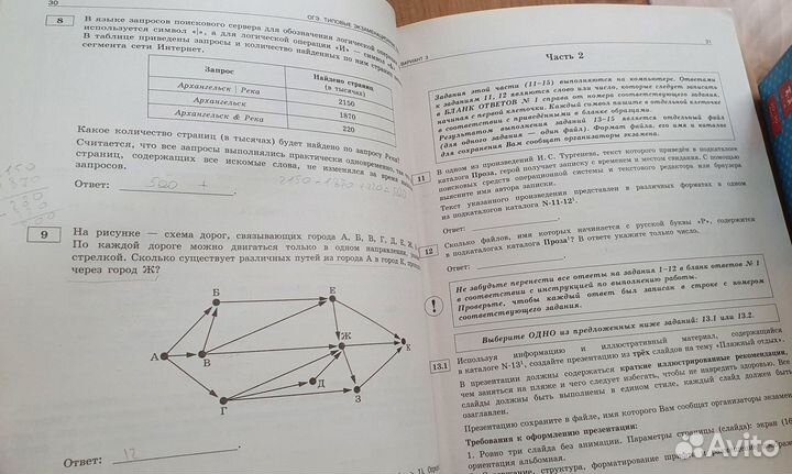 Книги для подготовки к ОГЭ