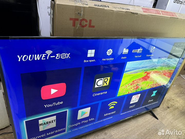 Телевизор SMART tv TCL 55 4K UHD G60E