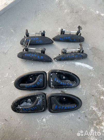 Ручки дверей Renault Logan 1