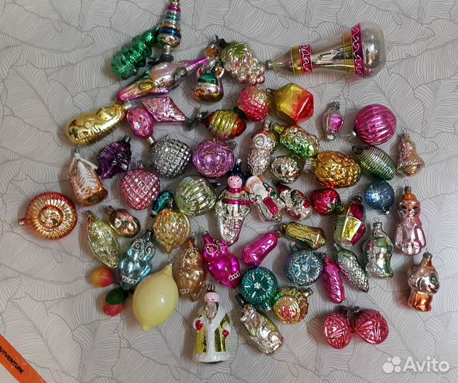 Ёлочные новогодние игрушки СССР Редкие