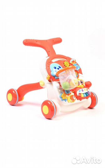 Машинка толокар с ручкой