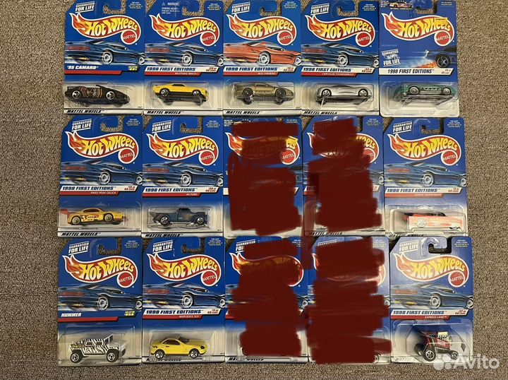 Hot wheels 1998 г. Дополнительно