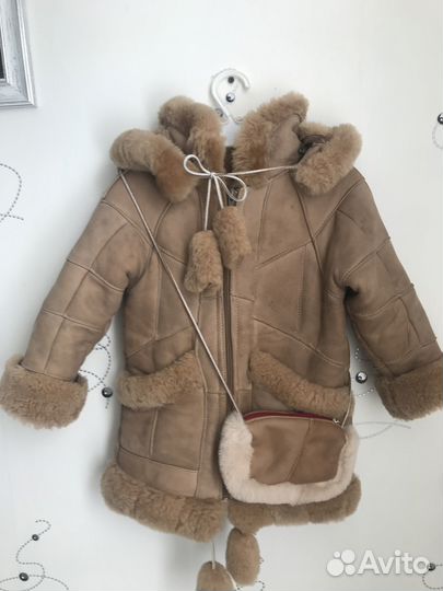 Дублёнка натуральная, 2-3 года, Турция