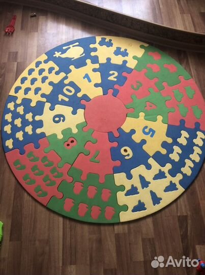 Детский коврик для ползания пазл