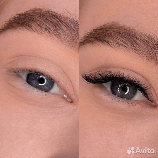 Наращивание ресниц/ брови Славянка Пушкин