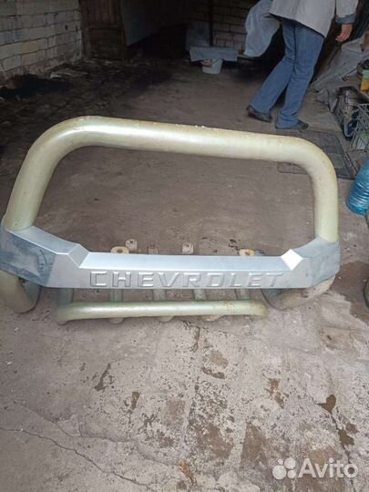 Кенгурятник на chevrolet ниву