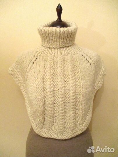 Новые Манишки из натуральной шерсти