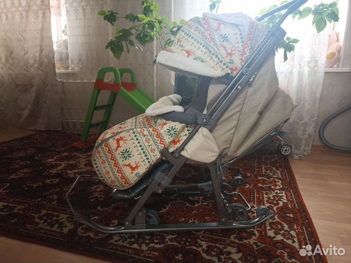 Коляска санки