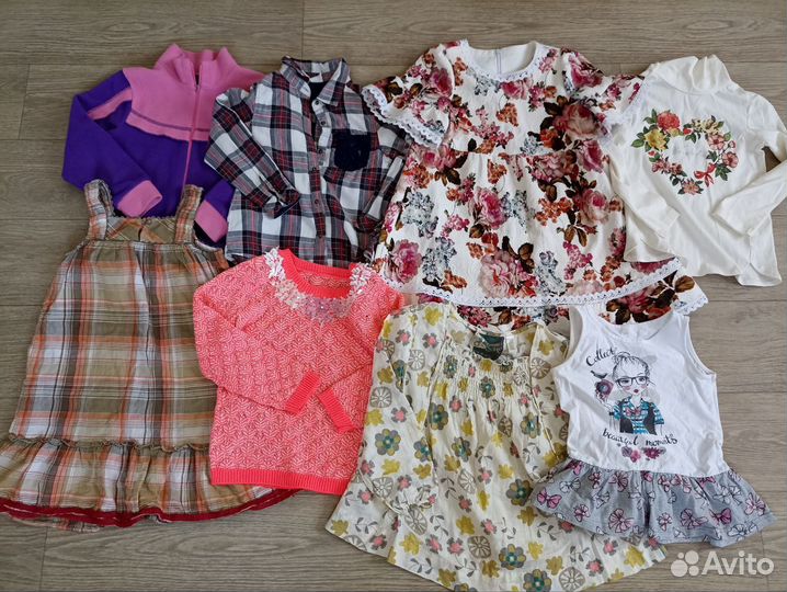 Одежда для девочки пакетом 116