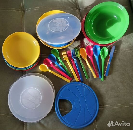 Набор посуды для похода пикника