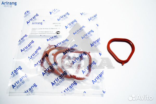 Прокладка впуск коллектора 4 шт Chevrolet Lacceti