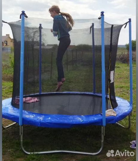 Батут с сеткой 1,83; 2,44; 3,05; 4,27; 4,8 - Новые