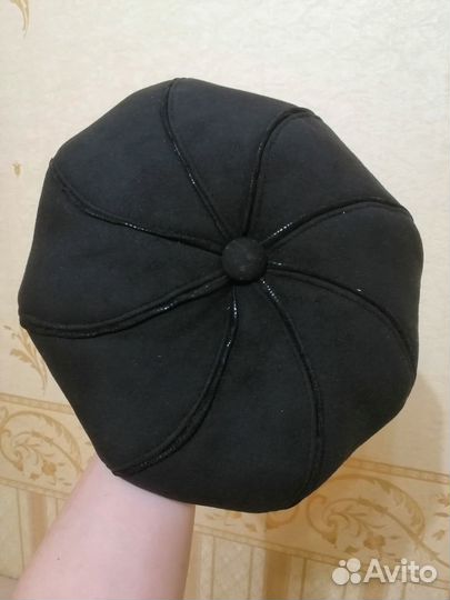 Шапка зимняя женская на меху р-р 56-58