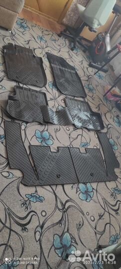 Автомобильные коврики ваз largus 7 мест