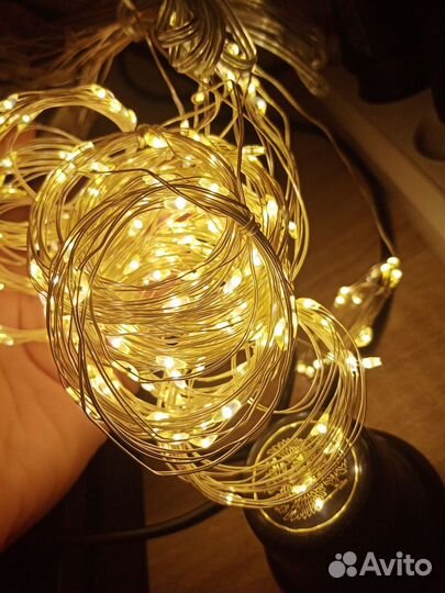 Гирлянда занавес