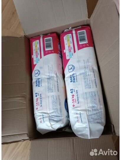 Подгузники трусики 4 L (9-14 кг), 84 шт mioki