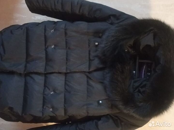Пуховик женский 46 48 размер черный