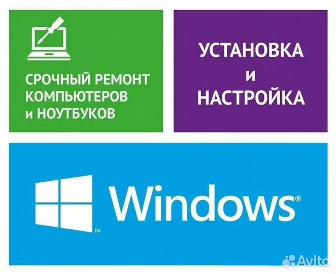 Установка Windows, настройка программ. Комп помощь