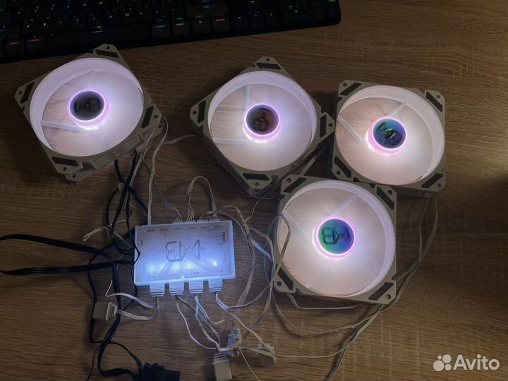 Белые вентиляторы 120мм