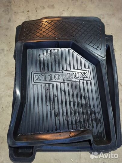 Резиновые коврики салона ваз 2110-приора