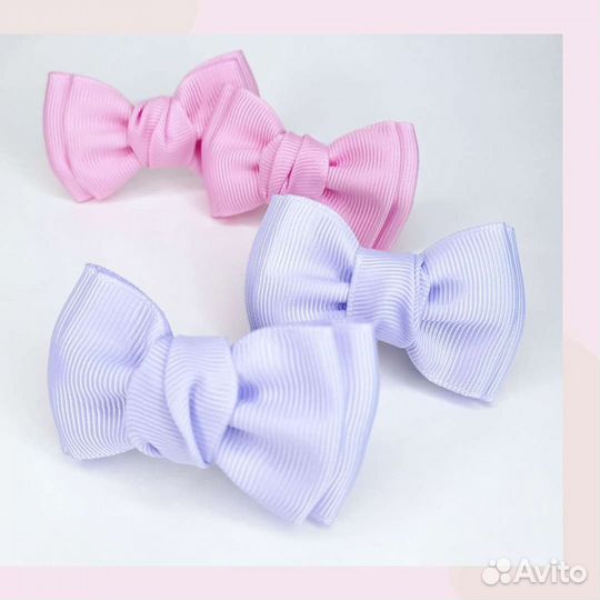 Бантики ручной работы школьные бантики резиночки