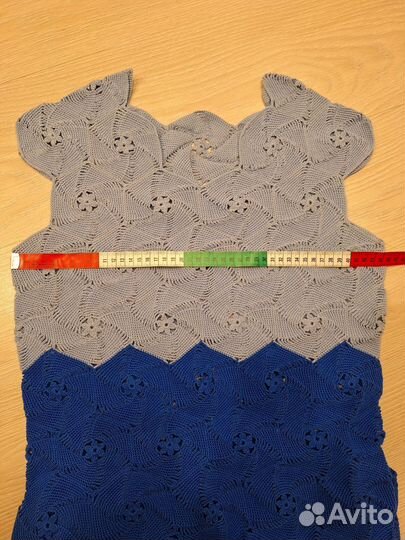 Платье вязаное крючком 44 46