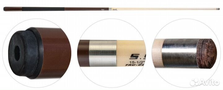 Кий для русского бильярда 1-pc 